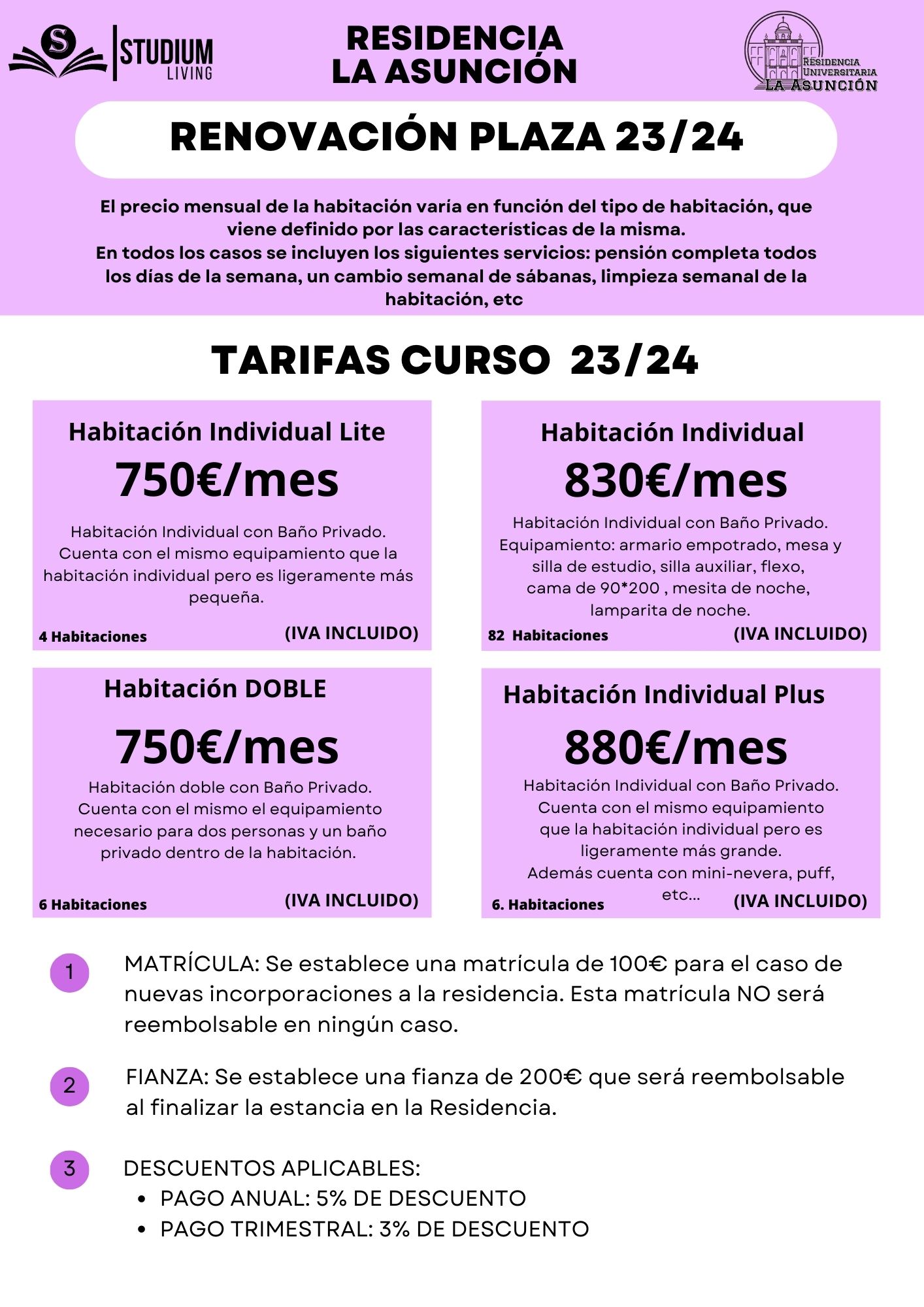 INFO RENOVACION PLAZA ASUNCION 2324
